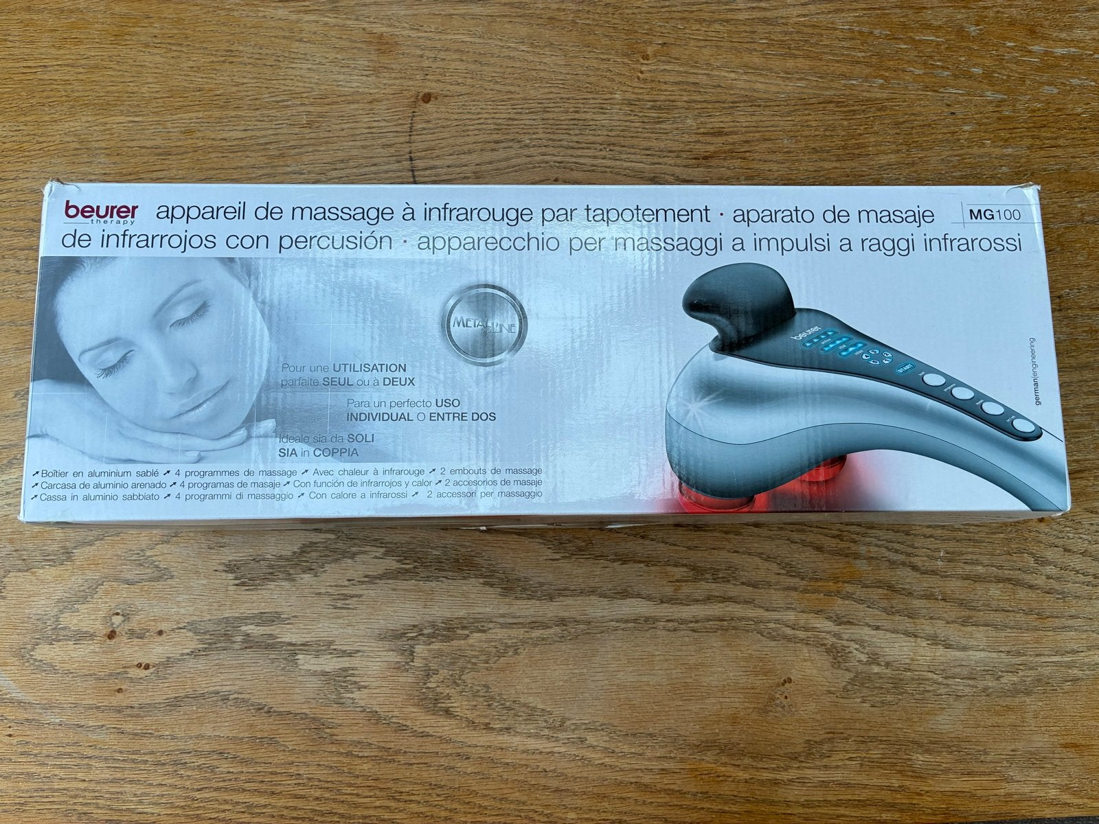 Beurer MG100 Infrarood Klopmassageapparaat, Ophalen, Zo goed als nieuw, Apparaat