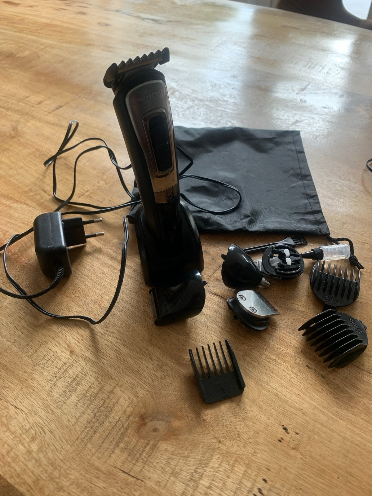 Silvercrest Baardtrimmer/Multigroomer met accessoires, Ophalen of Verzenden, Gebruikt, Scheren en Epileren
