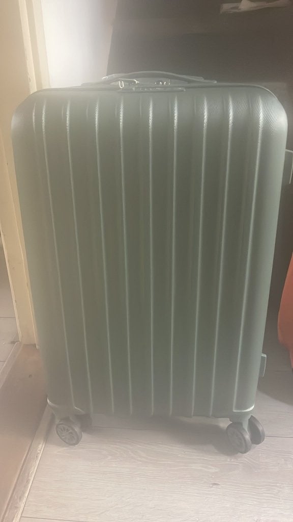 Decent Luxe Reiskoffer /Hardcase Trolley (Middenmaat)  Groen, Hard kunststof, Nieuw, Ophalen of Verzenden, 70 cm of meer