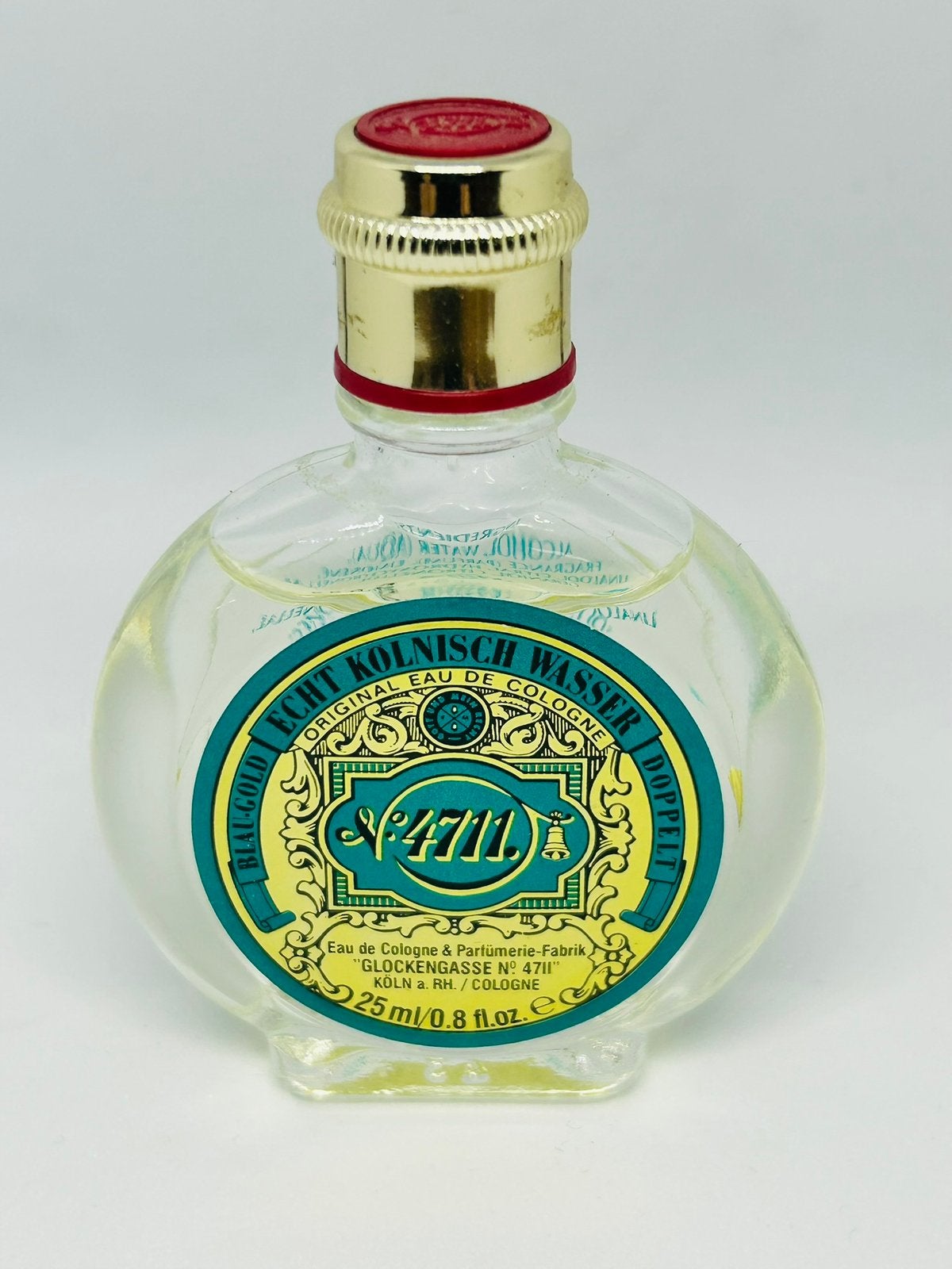 4711 Echt Kölnisch Wasser - miniatuur parfumflesje, Verzamelen, Ophalen of Verzenden, Zo goed als nieuw, Miniatuur, Gevuld