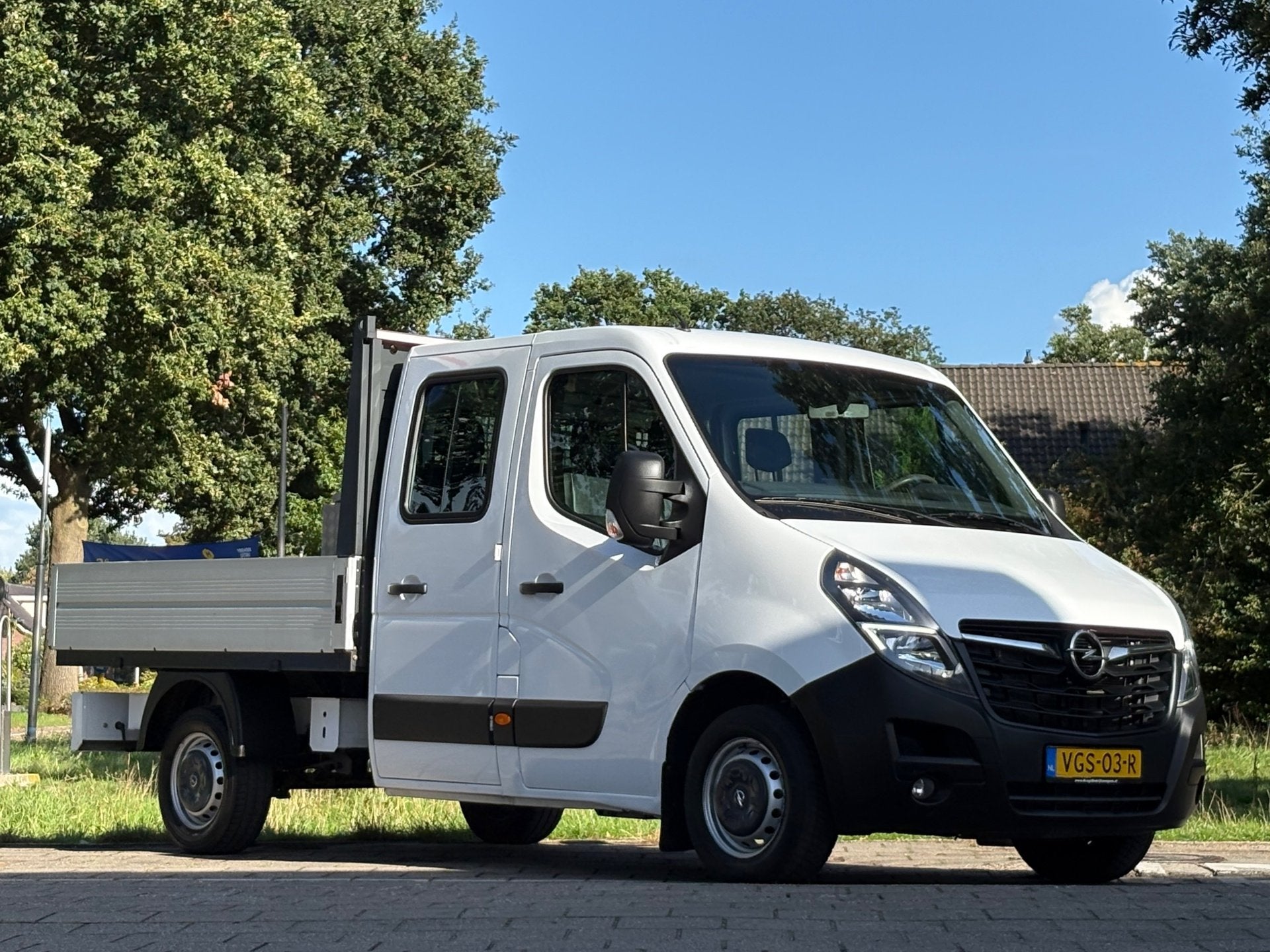 Opel Movano 2.3 Turbo|Pick-up|NAP|trekhaak 2500KG|6P|achteru, Auto's, Dealer onderhouden, 136 pk, Gebruikt, 2500 kg