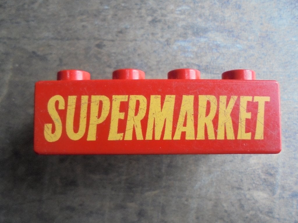 Lego Duplo Brick 2x4 (zie foto's), Ophalen of Verzenden, Gebruikt, Losse stenen, Duplo