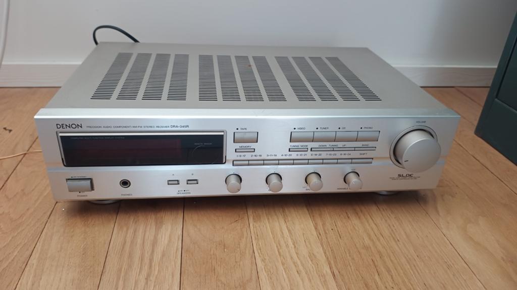 Denon DRA-345R versterker/receiver, Gebruikt, Denon, Ophalen of Verzenden, Minder dan 60 watt