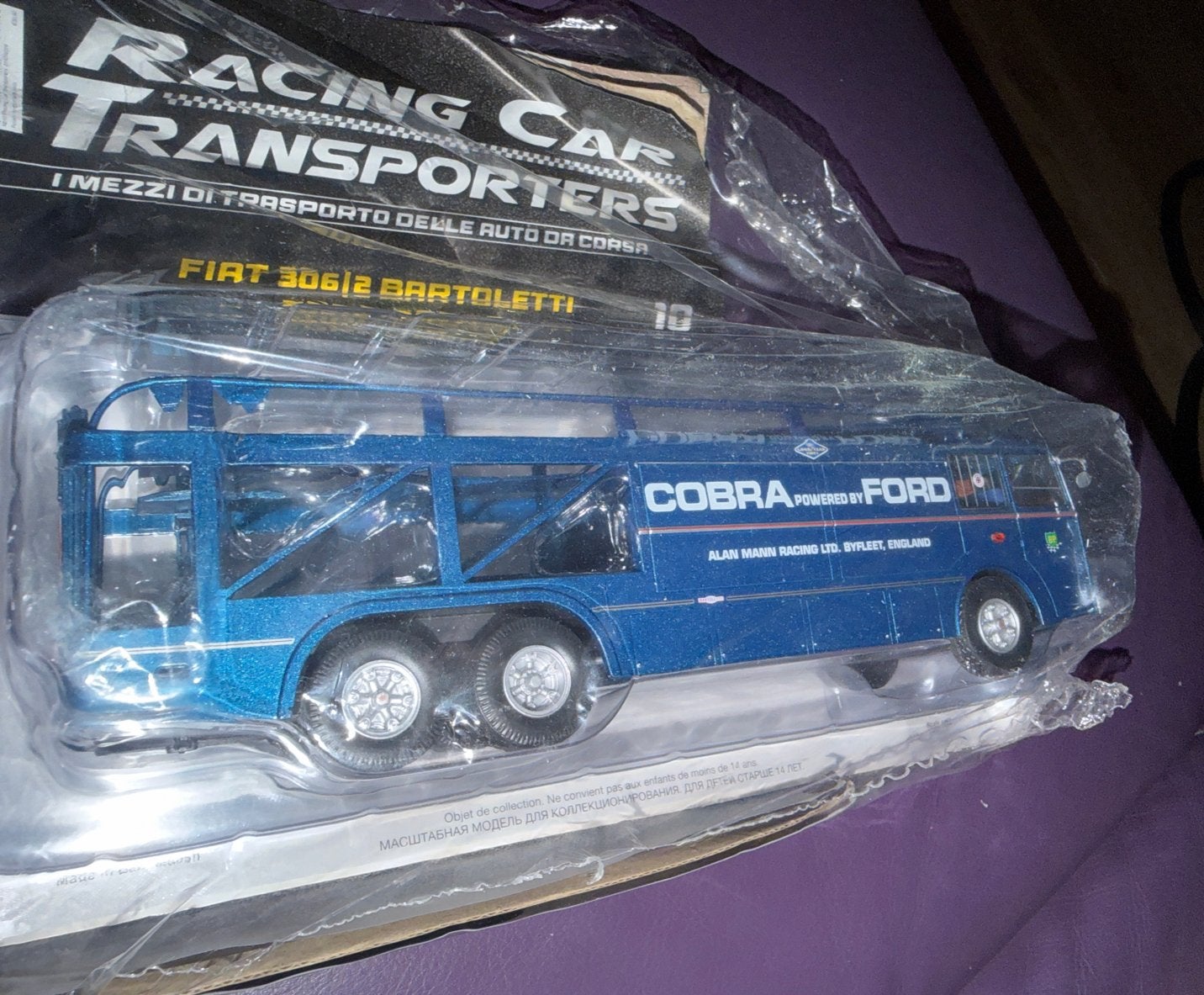 Centauria 1/43 Ford Cobra Fiat Bartoletti Race Transporter, Hobby en Vrije tijd, Overige merken, Centauria, Nieuw, Ophalen of Verzenden