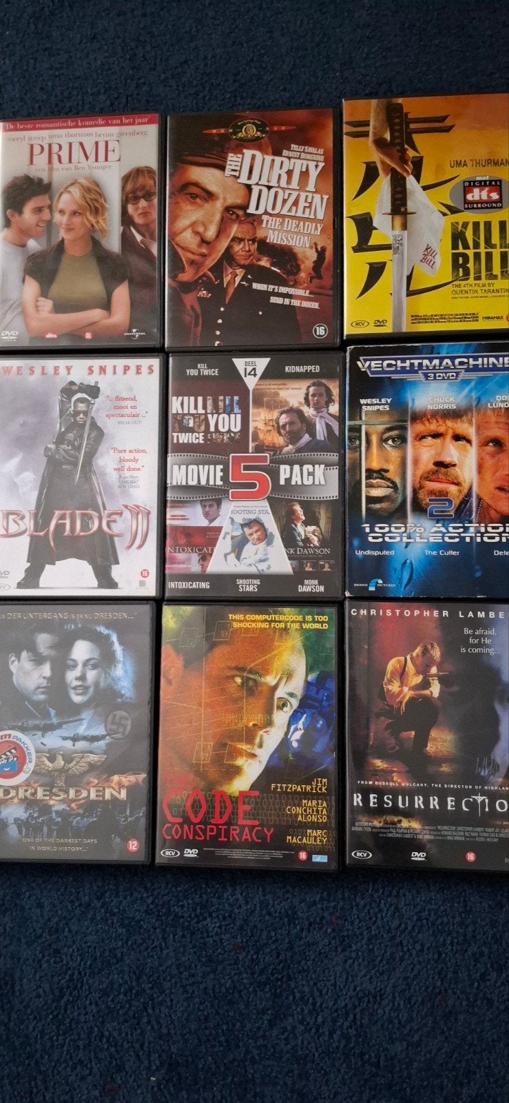 Diverse DVD Collectie: Actie, Thriller, Komedie & Meer, Vanaf 16 jaar, Nederlands, Overige genres, Ophalen of Verzenden