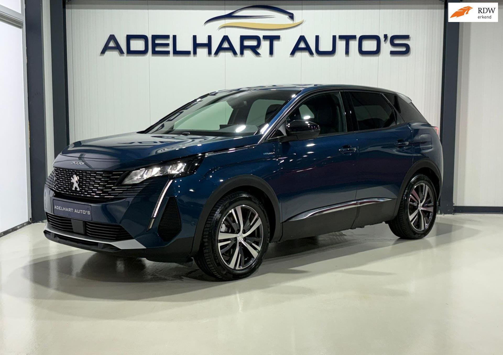 Peugeot 3008 1.6 HYbrid4 300 4 Wheel Automaat / Navigatie fu, Auto's, Automaat, 77 km/l, 4 cilinders, Blauw