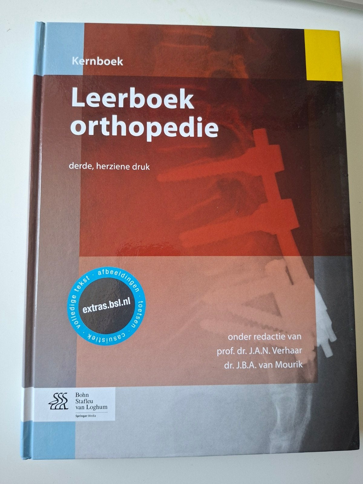 Leerboek Orthopedie - 3e herziene druk, Boeken, Verzenden, Prof. dr. J.A.N. Verhaar, dr. J.B.A. van Mourik, HBO, Zo goed als nieuw