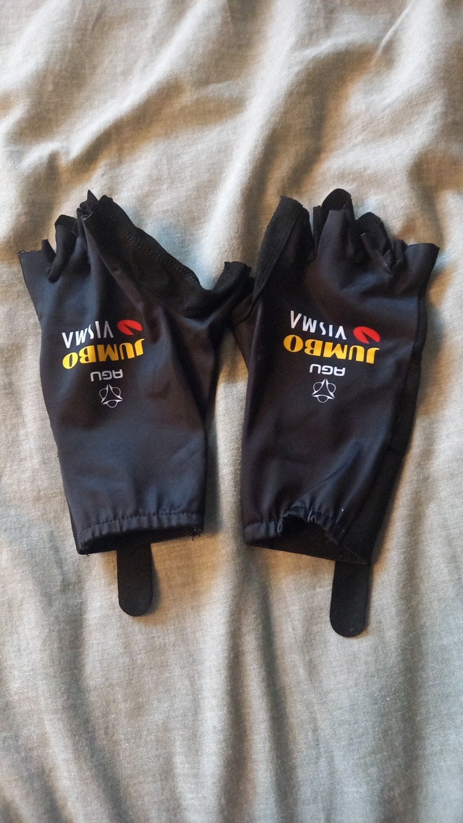 Jumbo Visma AGU Fiets Handschoenen xs- Zwart, Dames, Overige maten, Ophalen of Verzenden, Zo goed als nieuw
