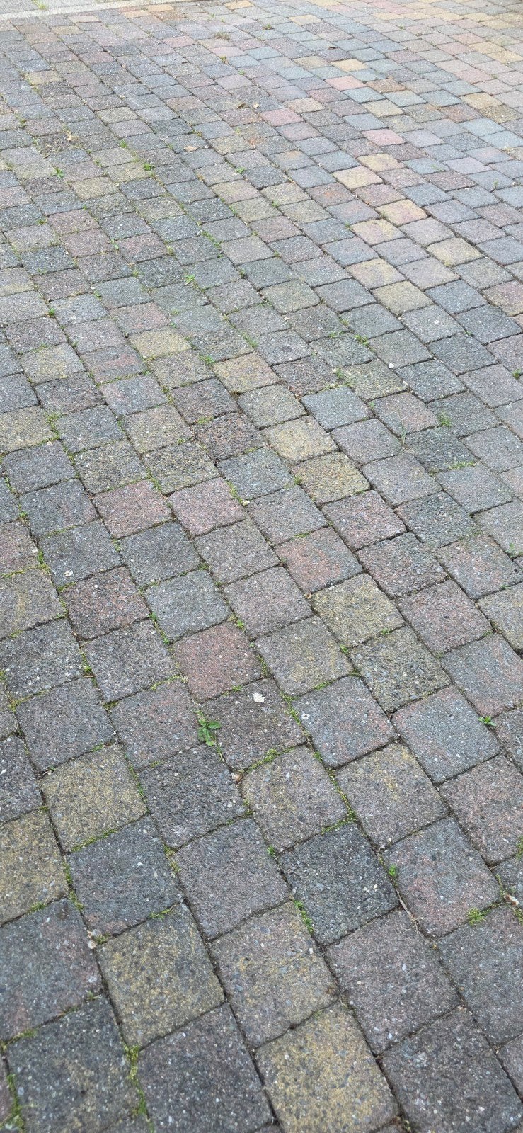 GRATIS koppelstones 14x14, Tuin en Terras, Ophalen, Gebruikt, Klinkers, 10 m² of meer