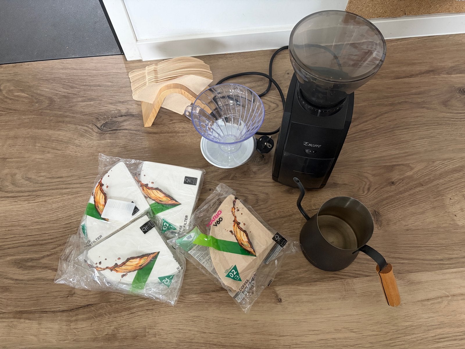 Baratza Encore koffiemolen accessoires, Gebruikt, Overige modellen, 2 tot 4 kopjes, Koffiebonen