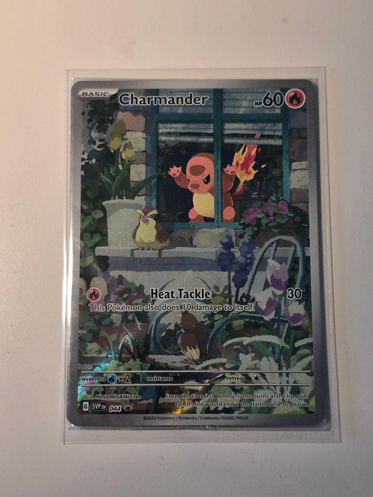 Charmander 044 SEALED Holo Scarlet and violet, Ophalen of Verzenden, Nieuw