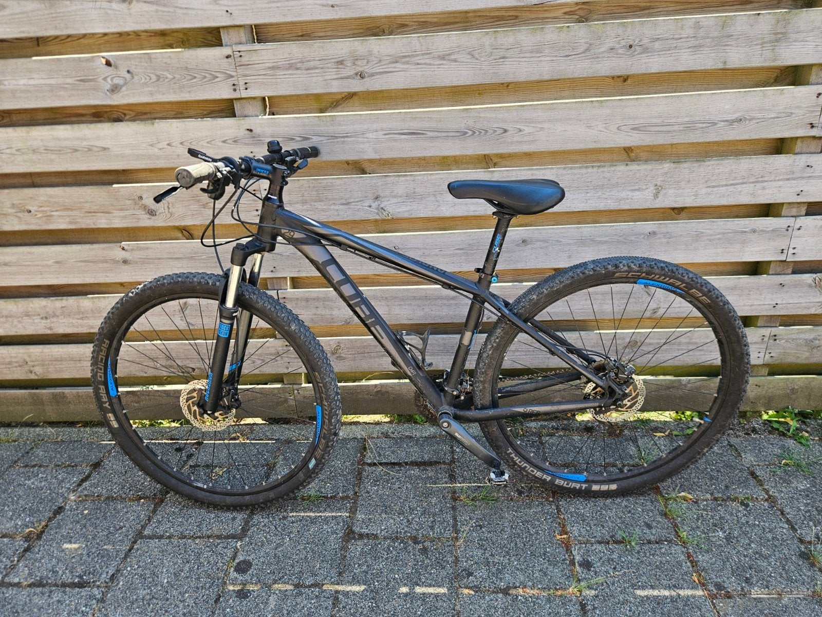 Cube Mountainbike Zwart - 29 inch wielen, framemaat M, Gebruikt, Dames, Schijfrem, 53 tot 57 cm