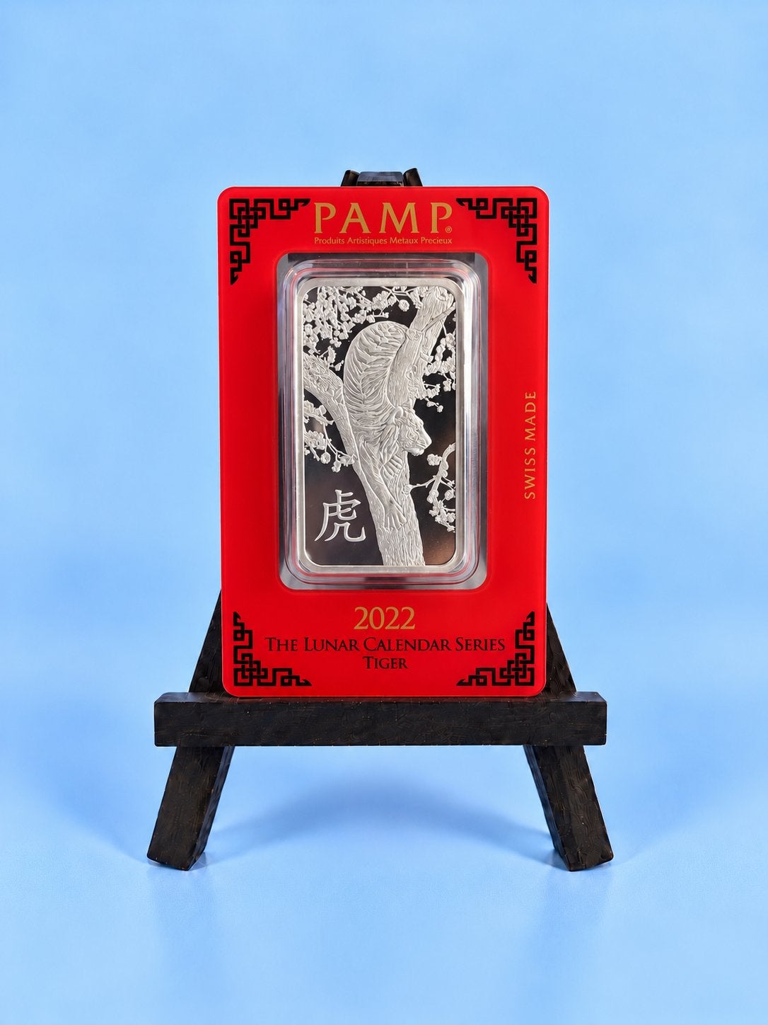 PAMP Suisse🇨🇭Lunar Year of the Tiger 2022 1oz Silver, Ophalen of Verzenden, Zilver