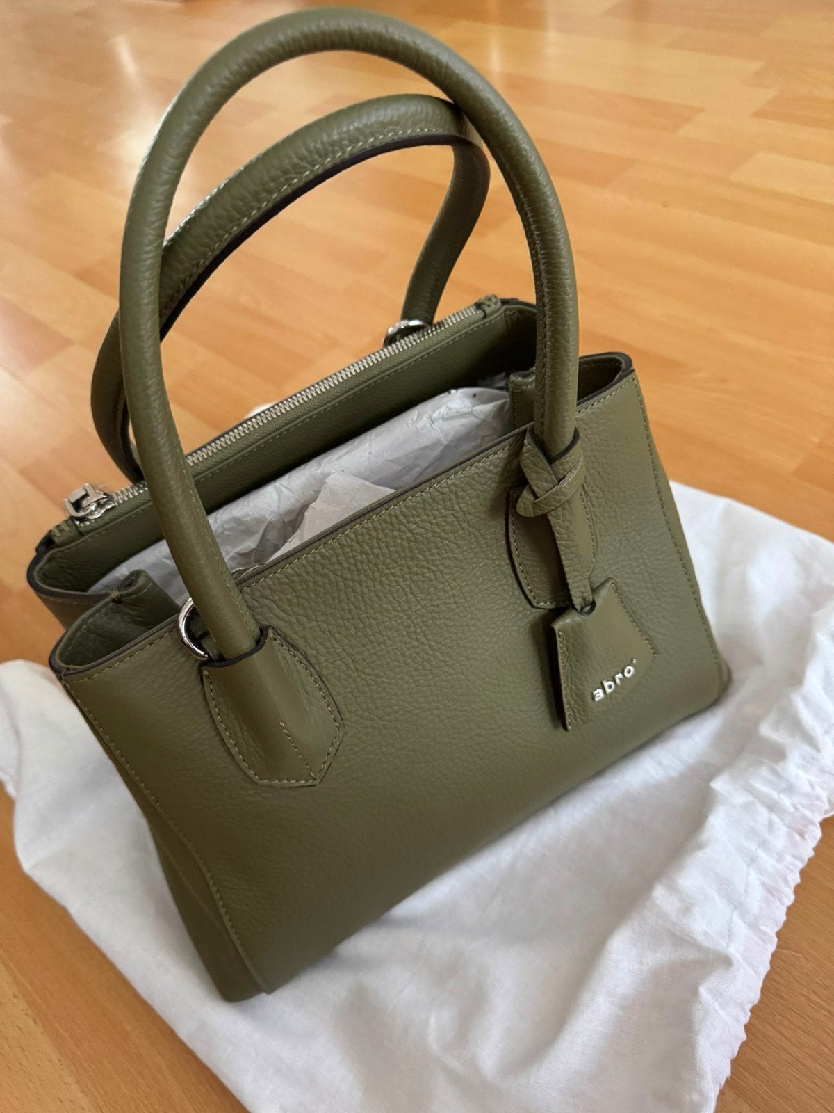 Abro tas dames, Ophalen, Nieuw, Groen, Handtas