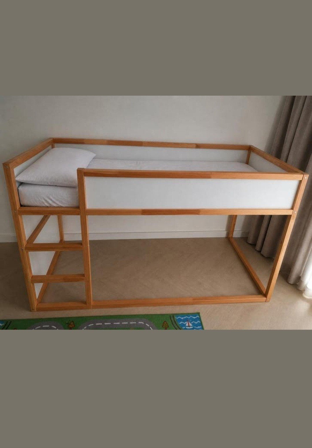 IKEA Kura omkeerbaar bed met uitschuifbed, Gebruikt, Eenpersoons, Minder dan 160 cm, Ophalen of Verzenden