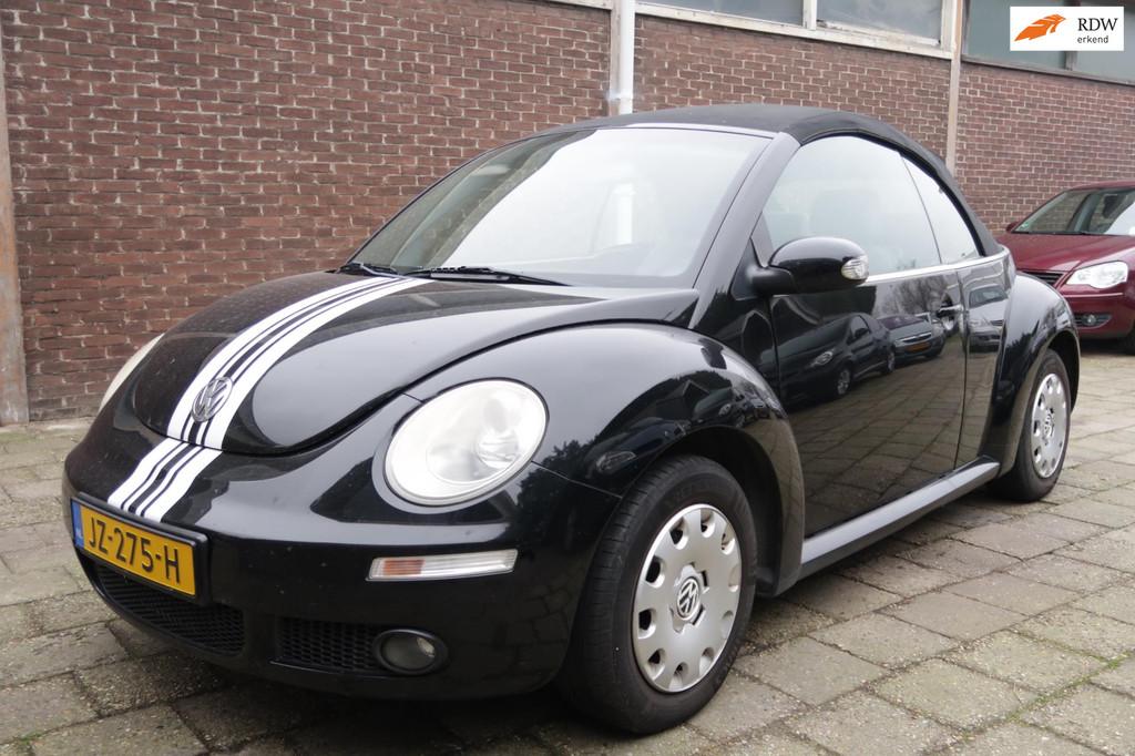 Volkswagen New Beetle Cabriolet 1.6 Highline *Rijklaarprijs, Stof, Gebruikt, 4 cilinders, Cabriolet