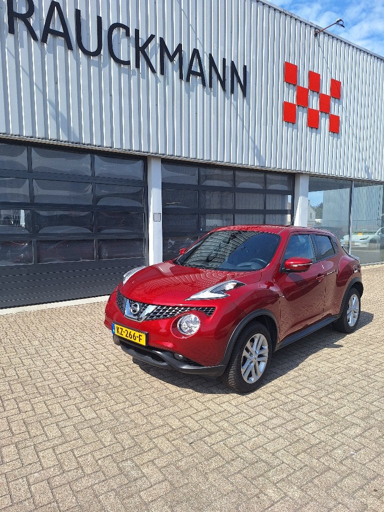Nissan Juke 1.2 Dig-t 2017, Auto's, Voorwielaandrijving, 639 kg, Stof, 1250 kg