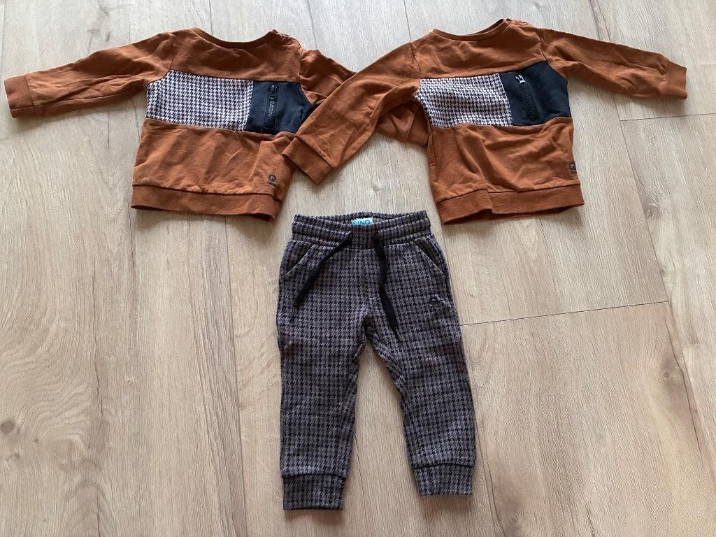 Flinq trui maat 74 en 80 en Flinq bijpassende broek maat 74, Kinderen en Baby's, Babykleding | Maat 80, Ophalen, Zo goed als nieuw