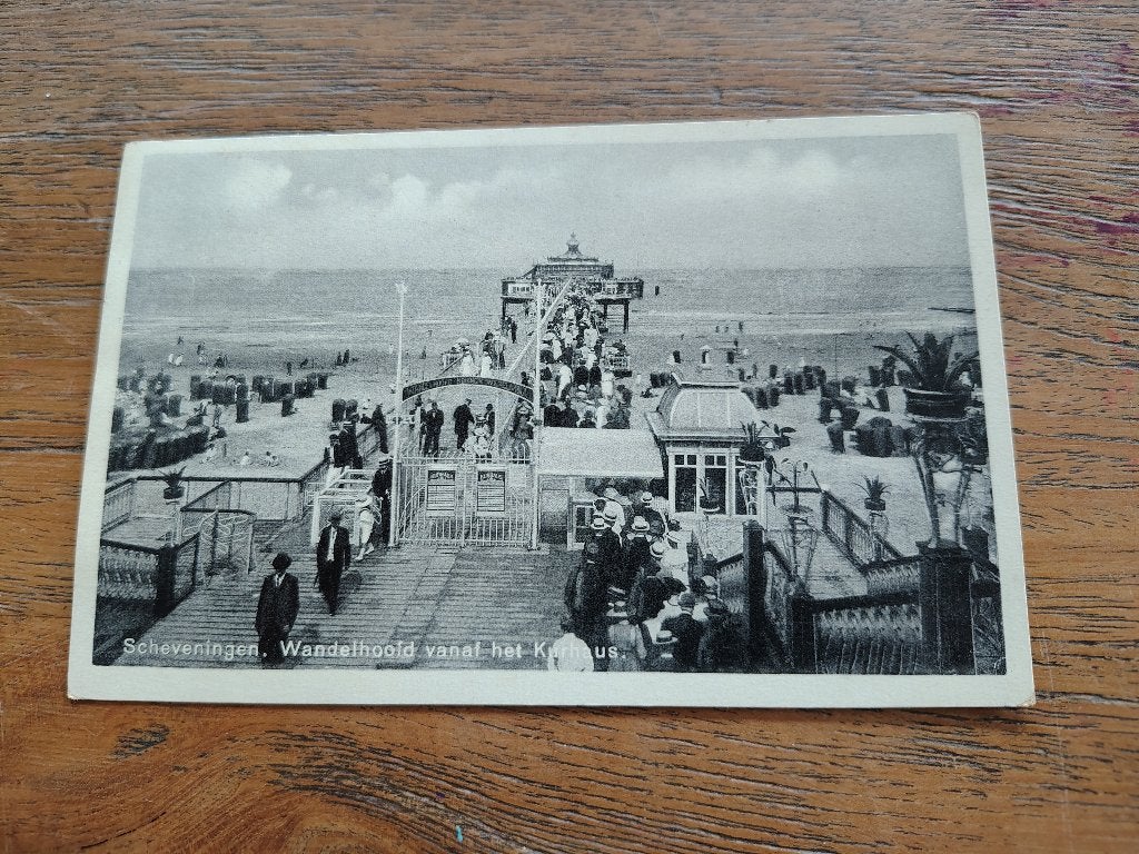Scheveningen wandelhoofd van het kurhaus, Ophalen of Verzenden, Voor 1920, Zuid-Holland
