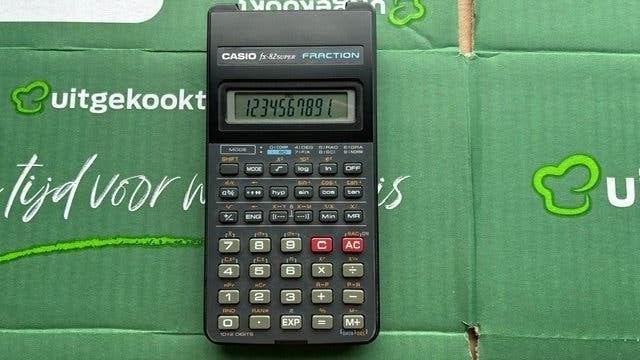 Casio rekenmachine, Ophalen of Verzenden, Grafische rekenmachine, Gebruikt