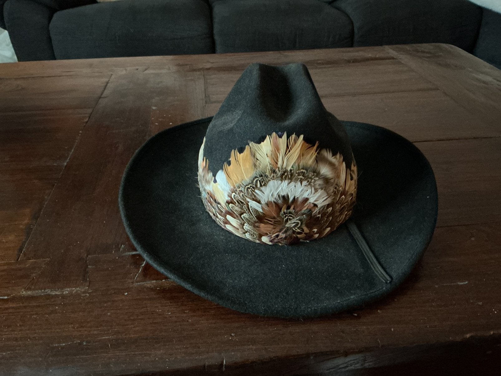 Stanton Fedora/Western-stijl hoed, Ophalen, Zo goed als nieuw, 58 of 59 cm (L, 7¼ of ⅜ inch), Hoed