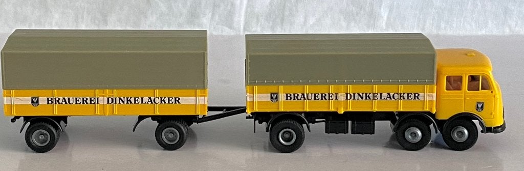 Brekina: Mercedes Benz LP 333 "Brauerei Dinkelacker", Ophalen of Verzenden, Zo goed als nieuw, Bus of Vrachtwagen, Brekina