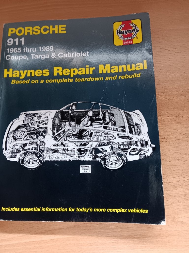 Haynes repair manuel 911., Ophalen