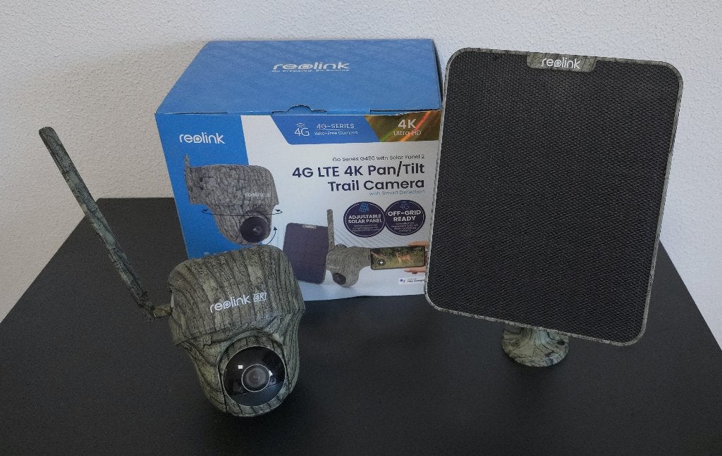 Reolink G450 & Solar Panel 2 wildcamera, Wildcamera, Ophalen of Verzenden, Zo goed als nieuw, Overige Merken