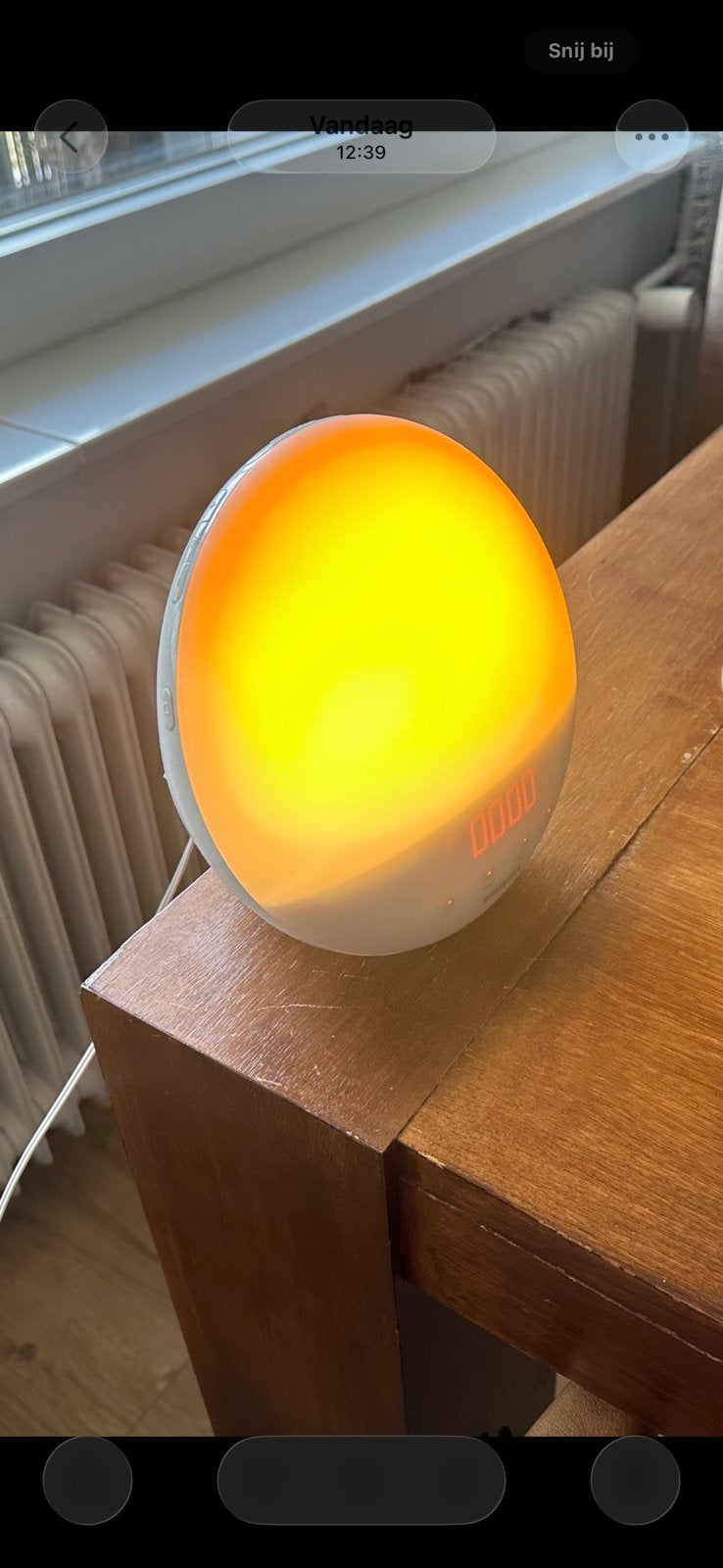 Philips Wake-up Light HF3510 - Zo goed als nieuw, Ophalen of Verzenden, Zo goed als nieuw, Digitaal