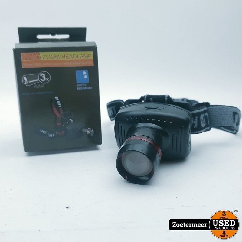 Led Zoom HeadLamp 3 Watt | Nieuw in Doos || Nu €4.99!!, Muziek en Instrumenten, Licht en Laser, Ophalen of Verzenden, Nieuw, Licht