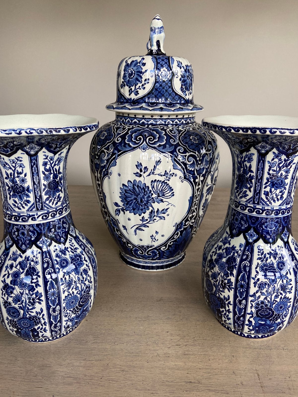 Delfts blauwe kaststel Boch, Antiek en Kunst, Antiek | Vazen, Ophalen