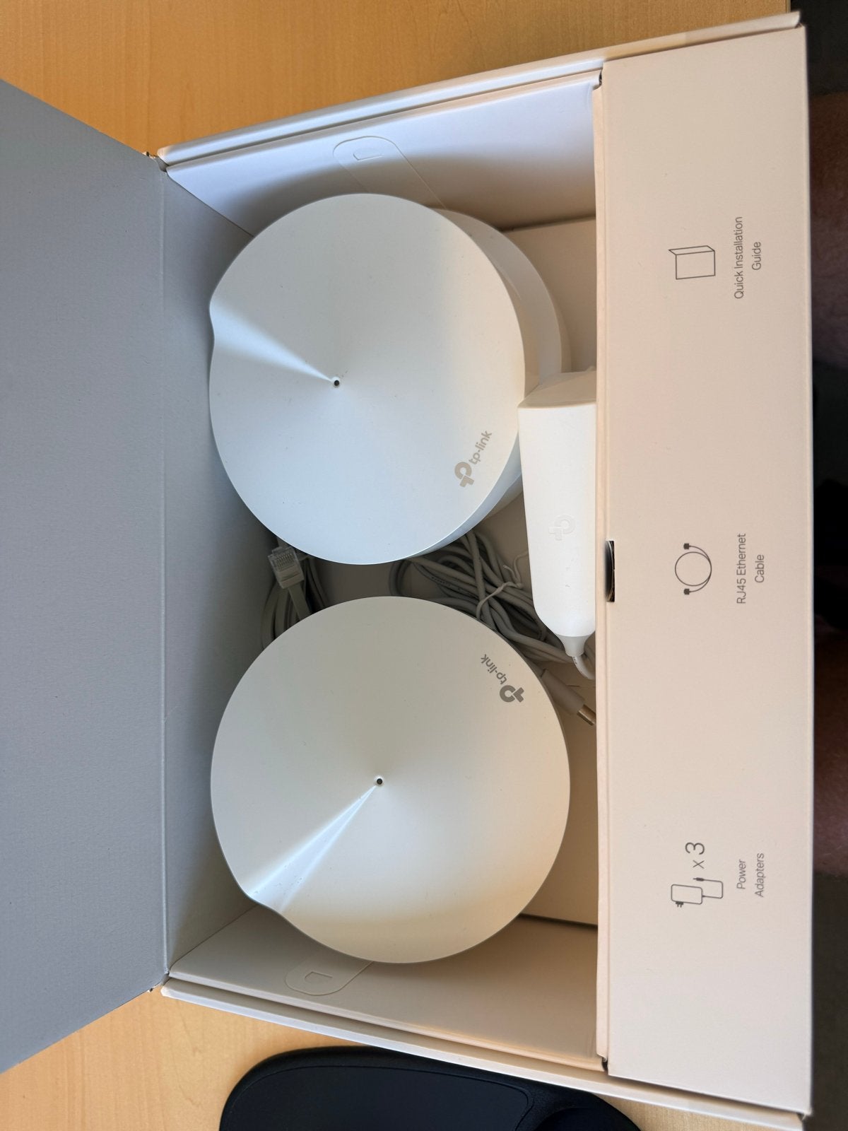 TP-Link Deco M9 Plus Mesh WiFi Systeem (4 units), Computers en Software, Routers en Modems, Ophalen of Verzenden, Zo goed als nieuw