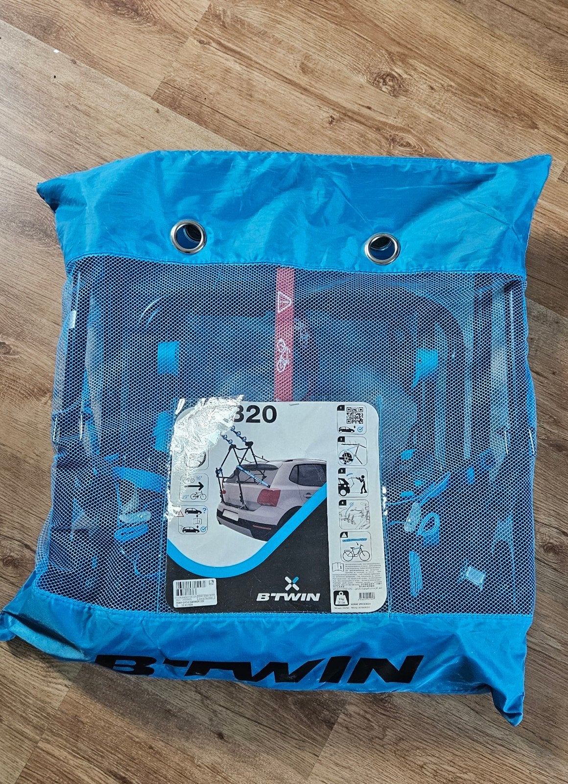 B'Twin 320 Achterklep Fietsendrager voor 3 Fietsen, Ophalen of Verzenden, 3 fietsen of meer, Gebruikt, Achterklepdrager