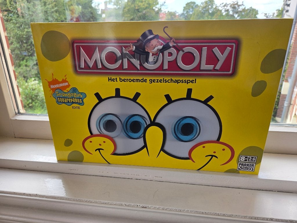 Monopoly SpongeBob SquarePants (als nieuw), Ophalen, Zo goed als nieuw, Parker