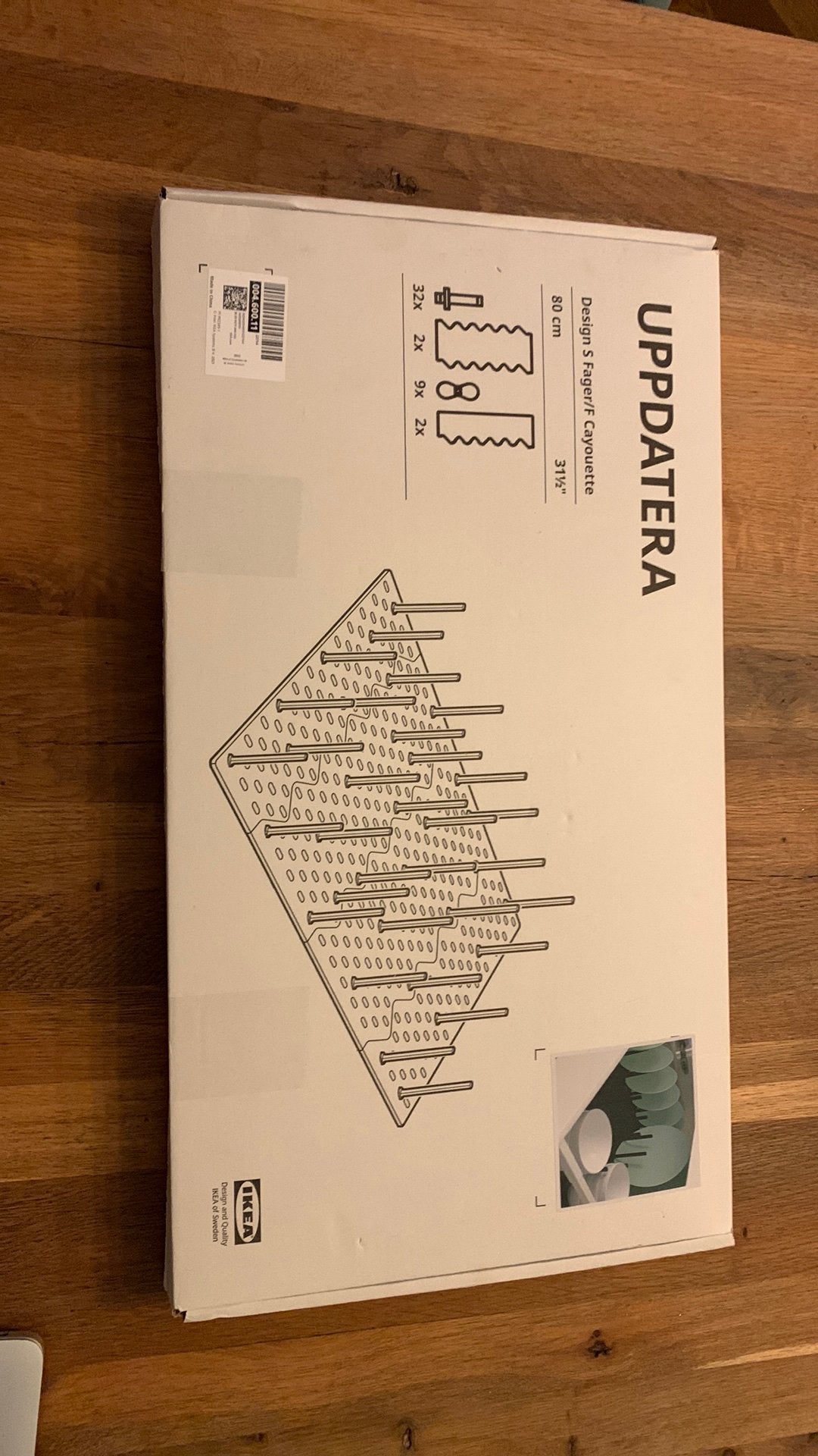 Uppdatera ladeverdeler antraciet ikea, Huis en Inrichting, Bordenrek, IKEA, Kunststof, Nieuw