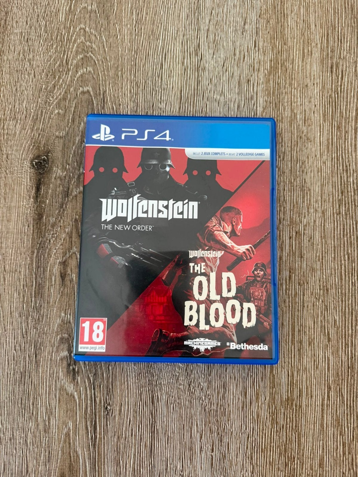 wolfenstein bundel ps4, Spelcomputers en Games, Games | Sony PlayStation 4, Ophalen, Vanaf 18 jaar, Shooter, 1 speler
