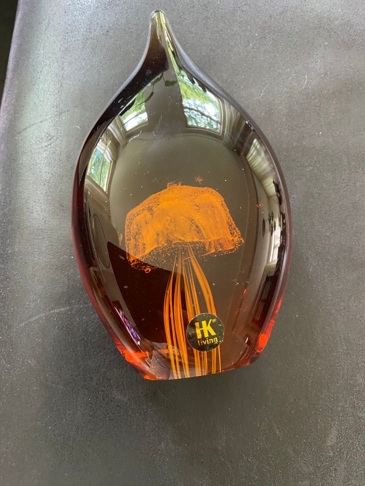 Glazen ornament met een kwal erin, Ophalen of Verzenden, Zo goed als nieuw, Overige typen