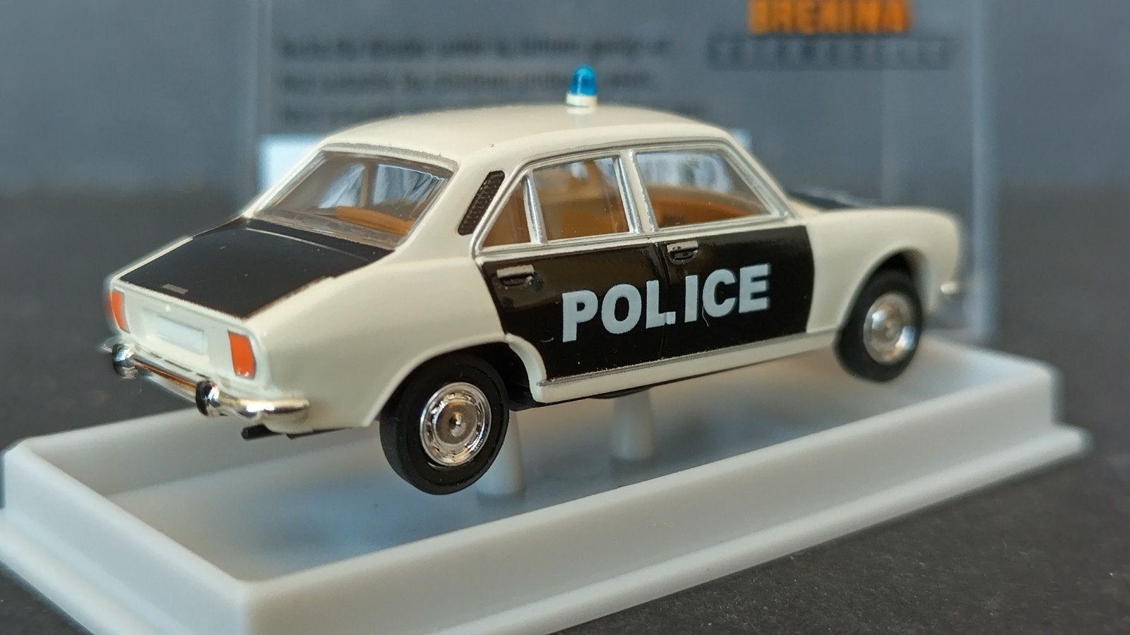 Peugeot 504 police 1:87 H0 Brekina Pol, Hobby en Vrije tijd, Modelauto's | 1:87, Auto, Verzenden, ., Brekina