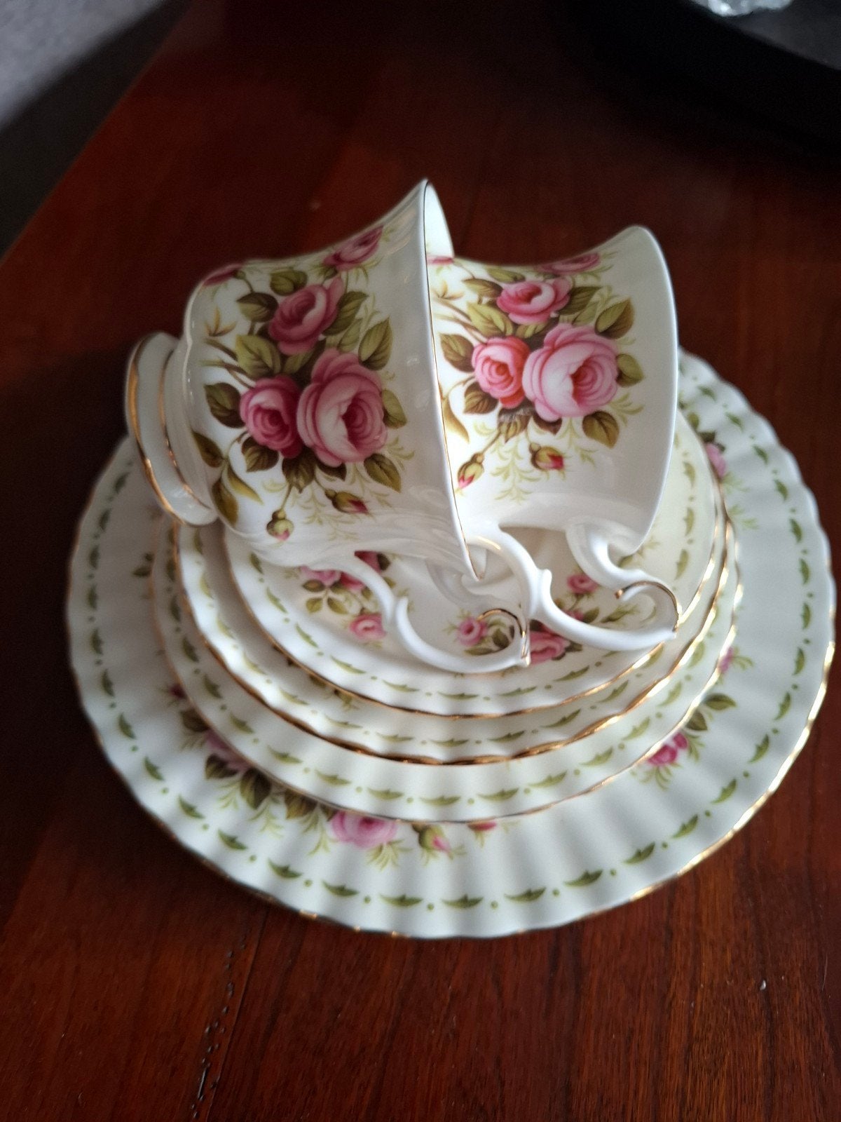 Royal Albert Old Country Roses 'June' 6 delig set, Antiek en Kunst, Ophalen of Verzenden