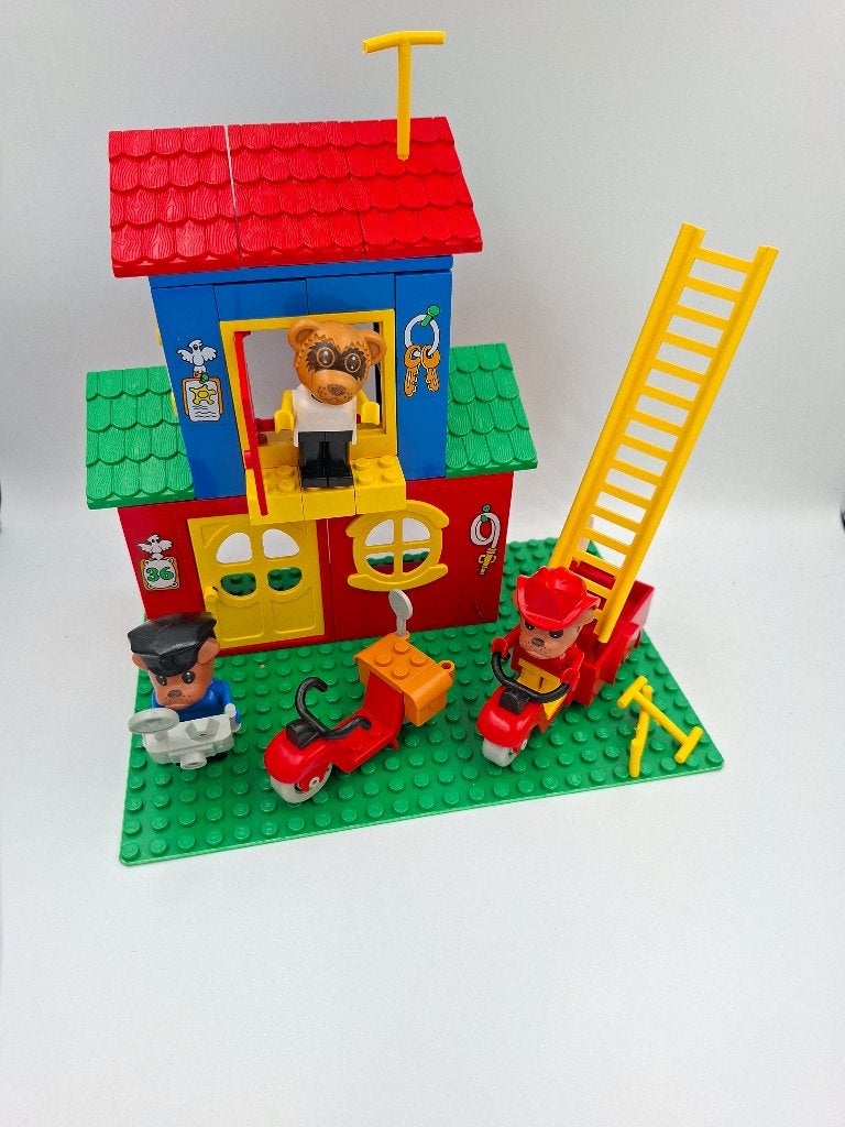 LEGO Fabuland set 3669 Fire and Police Headquarters, Gebruikt, Overige thema's, Lego, Ophalen of Verzenden