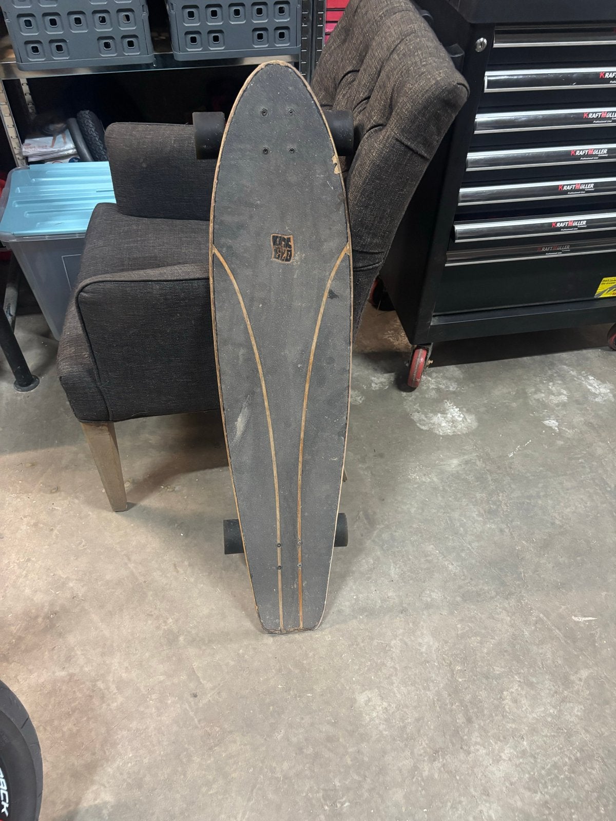 Oxelo Longboard, Sport en Fitness, Ophalen, Gebruikt, Skateboard, Longboard