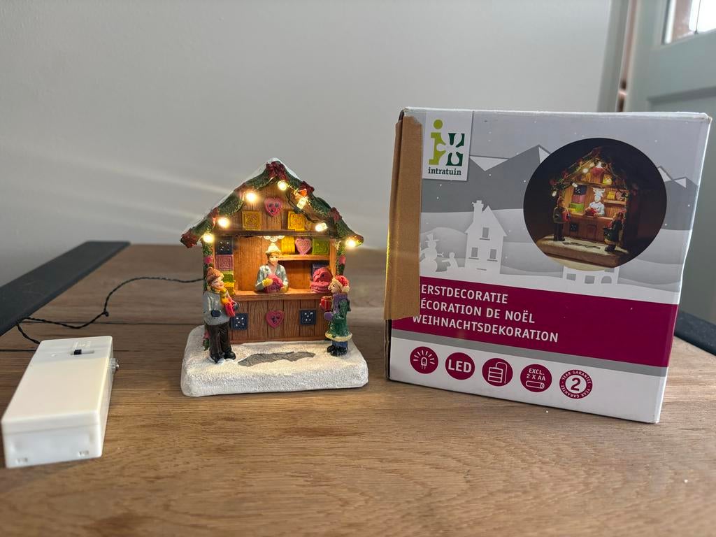 Kersthuisje, bonbon winkeltje, Ophalen of Verzenden