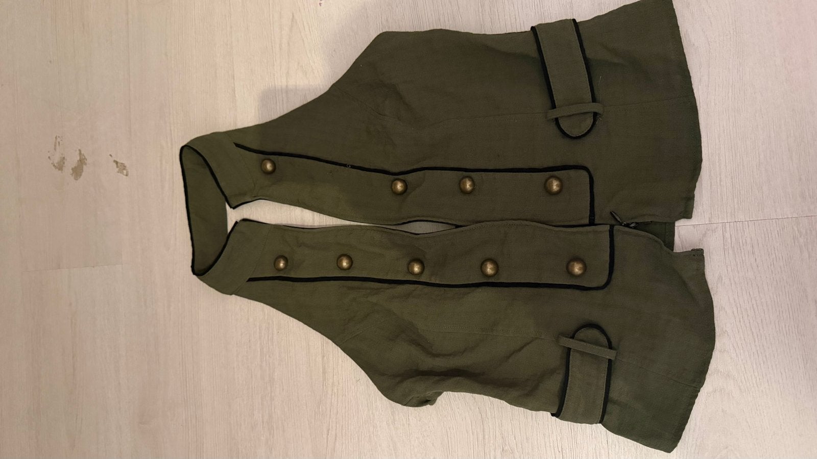 Zara Groen Jasje met Gouden Knoopjes, Kleding | Dames, Maat 38/40 (M), Ophalen of Verzenden, Zo goed als nieuw, Jasje