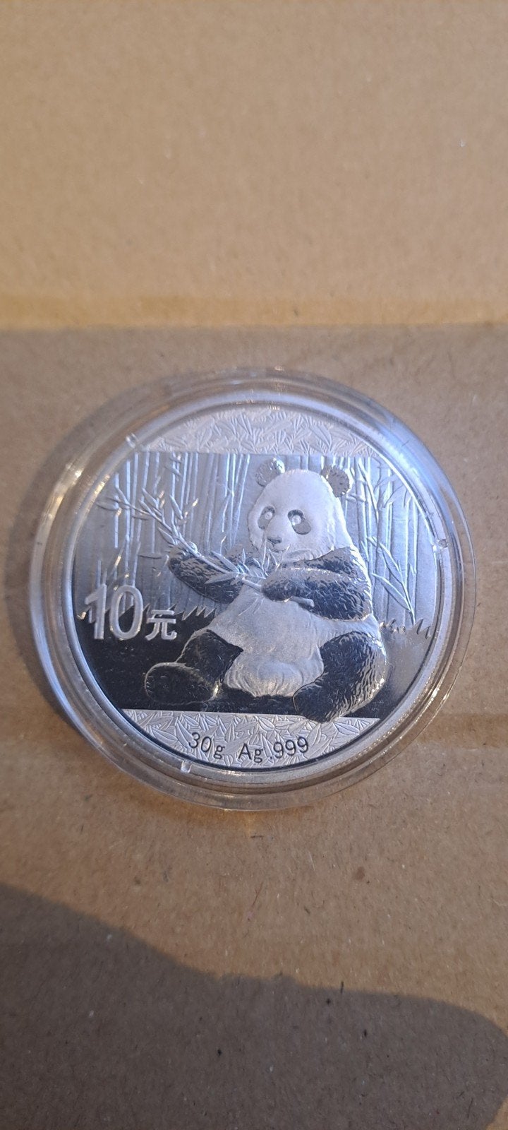 Zilveren Panda Munt 2017 - 30 gram Ag .999, Ophalen of Verzenden, Oost-Azië, Losse munt, Zilver