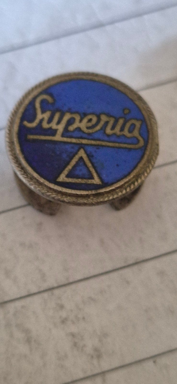 Superia manchetknoop, Ophalen of Verzenden, Transport