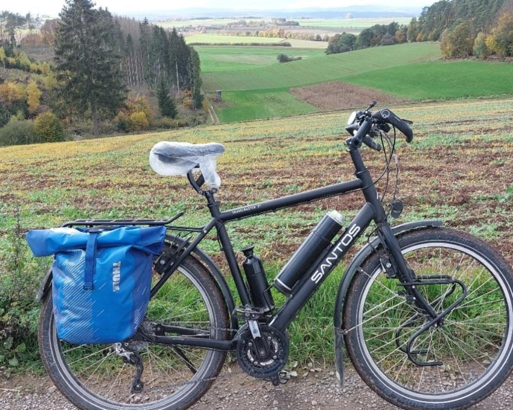 Santos  3+ (Maat 57) – Pendix E-Bike (500Wh) – 30 versn. –, Vering, Velgrem, 57 tot 61 cm, Meer dan 20 versnellingen