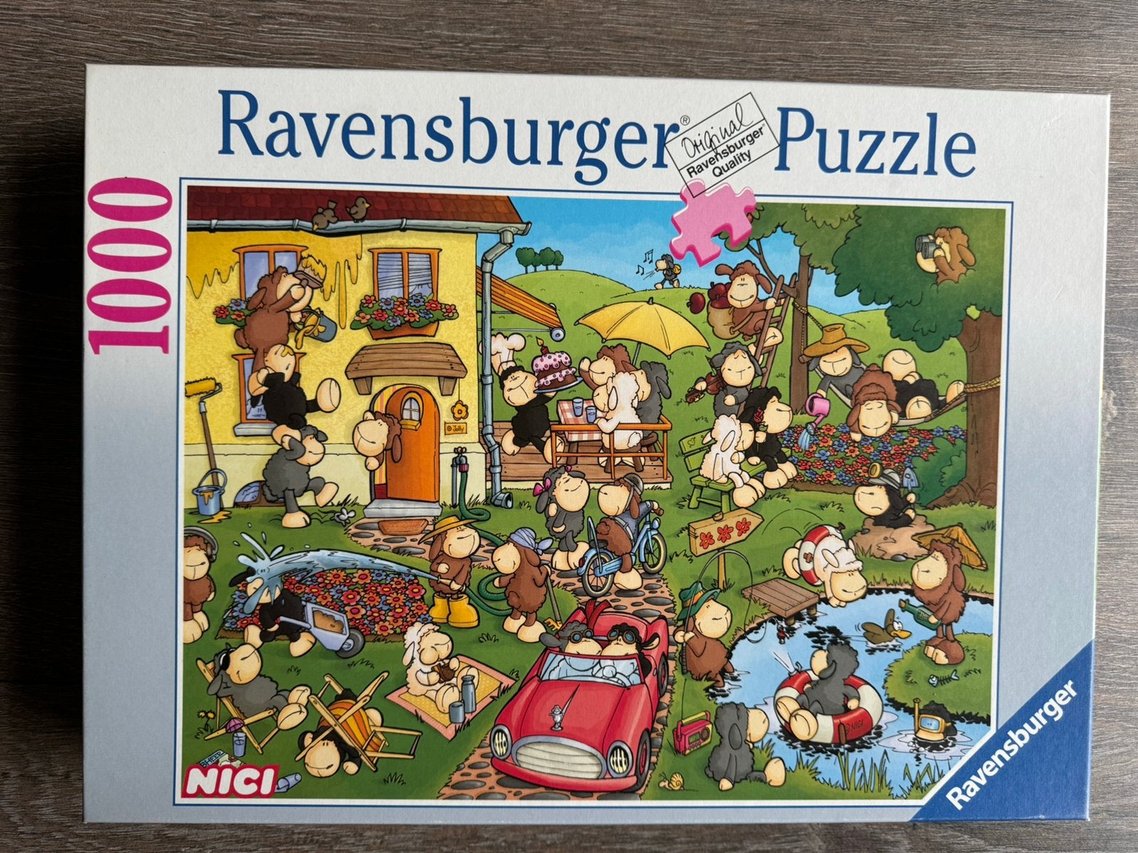 Ravensburger puzzel NICI 1000, Ophalen of Verzenden, 500 t/m 1500 stukjes, Zo goed als nieuw