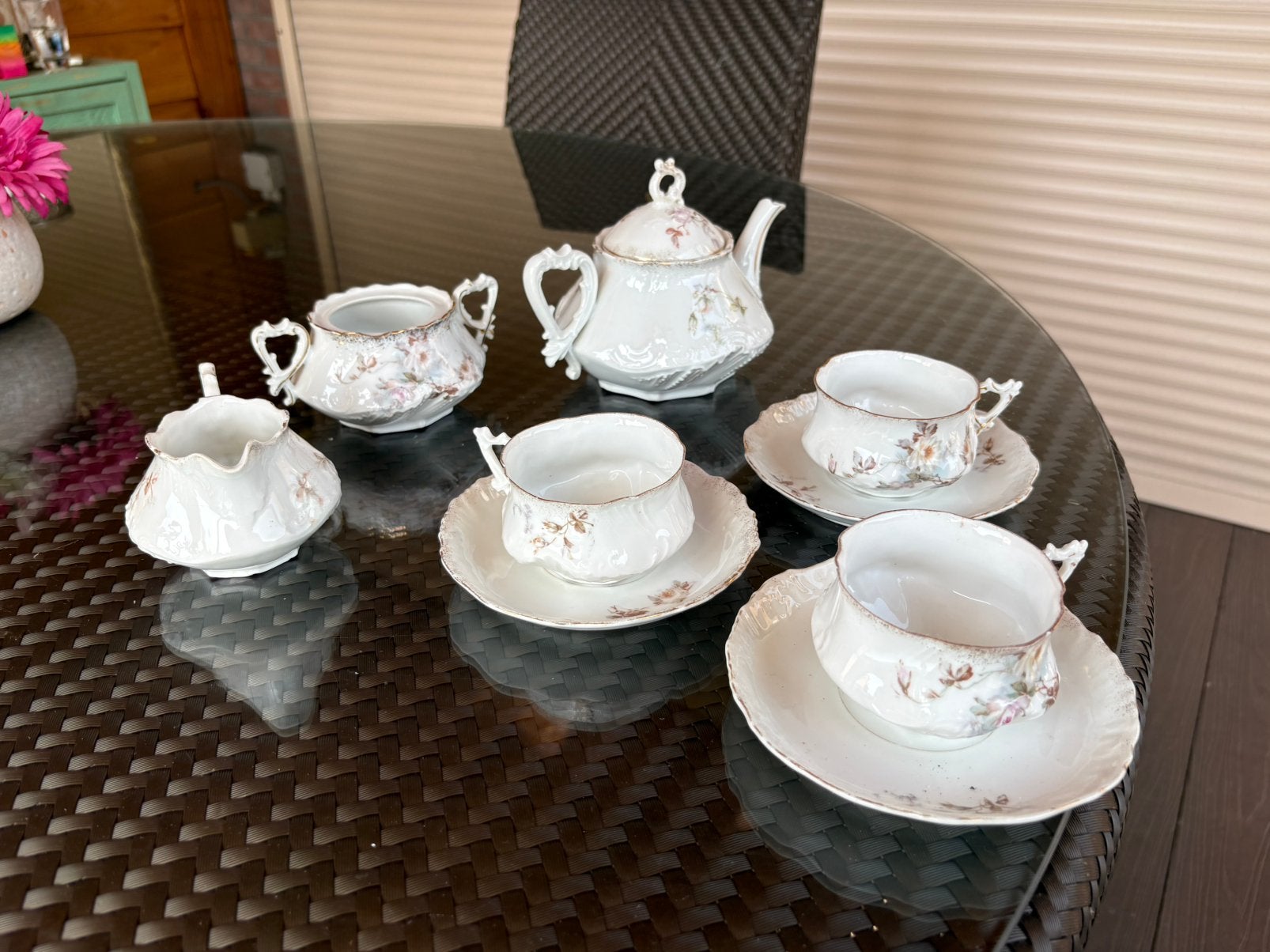 Servies porselein, Ophalen