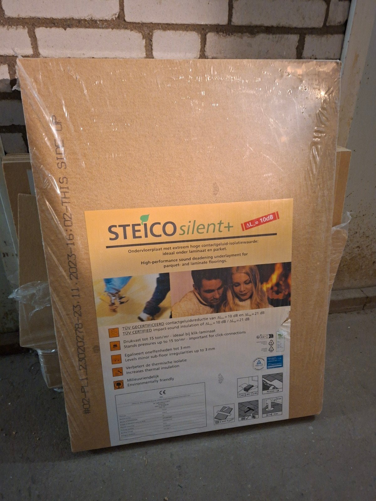 Steico Silent+ ondervloer, Ophalen, Overige materialen, Nieuw, 5 tot 10 m²