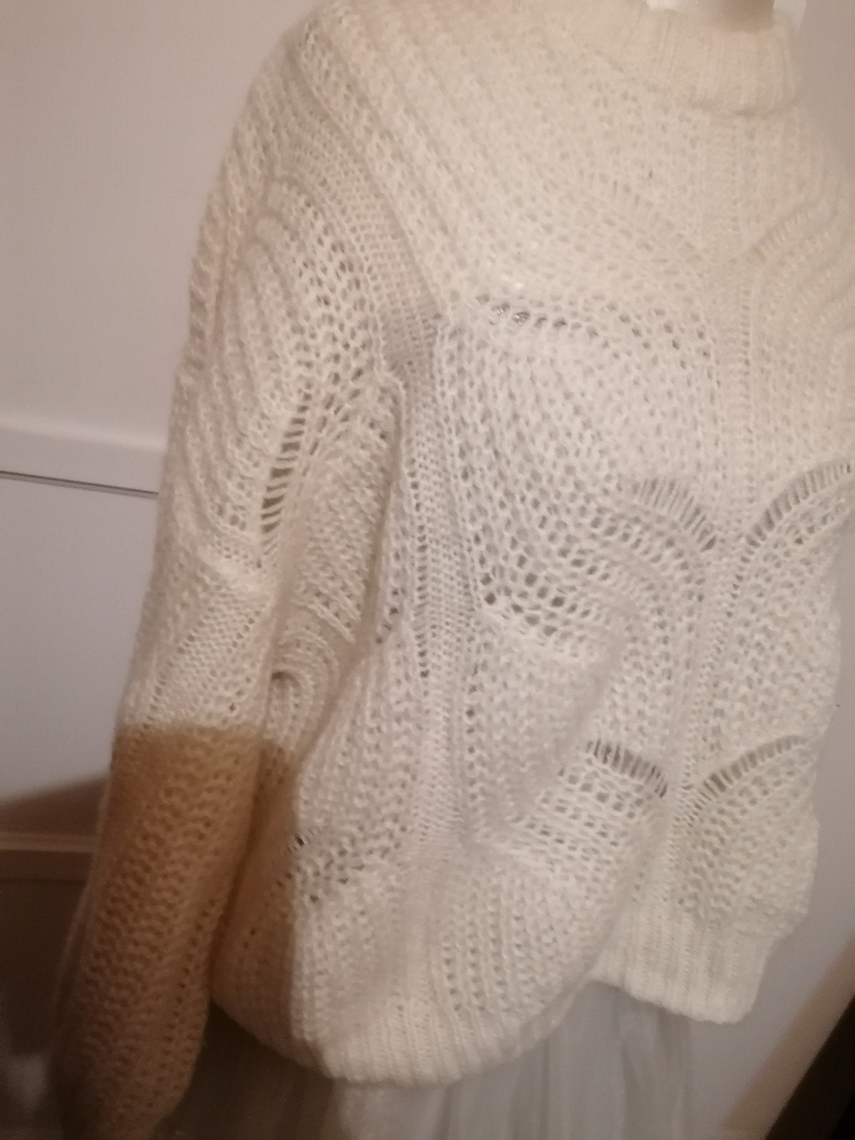 Designers Remix Charlotte Eskildsen gebreide trui S, Verzenden, Wit, Nieuw, Maat 36 (S)